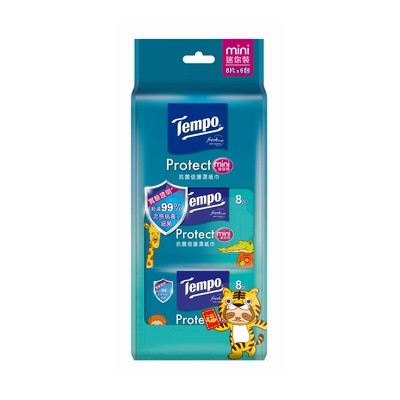 Tempo Protect Disinfectant Wet Wipes Mini Pack Tempo X Keigo