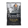 TYRRELLS - HAND-COOKED ENGLISH CRISPS - BLACK TRUFFLE & SEA SALT - 150G
