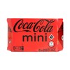 可口可樂 - 無糖汽水 (迷你罐裝) -新舊包裝隨機 - 200MLX6