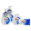 WALCH - ANTIBACTERIAL FOAMING HAND WASH(TWINPACK) WITH REFILL - MOISTURIZING FREE WET WIPES - 280MLX3+10'S