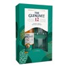 THE GLENLIVET - GIFT BOX - 12 YEARS OLD DOUBLE OAK WHISKY WITH 2 GLASSES SET - SET