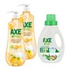 AXE 斧頭牌 - 三重功效洗潔精-橙花(孖裝)送PLUS抗菌除噏洗衣液 - 1KGX2+1L
