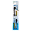 SYSTEMA - SONIC X SUPERTHIN WIDE SPIRAL BLACK SONIC TOOTHBRUSH REFILL + BATTERY 2PCS - PC
