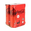 COCA-COLA - NO SUGAR COKE (TALL CANS) - 330MLX4