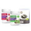 SUPERFOOD LAB - SUPERGREEN DETOX + SKIN SUPPORT + SUPERRED COLLAGEN + HYALURONIC SET (FREE ORGANIC CHIA SEEDS) - 300G+300G+200G