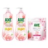 AXE - PLUS TRIPLE-ACTION DISHWASHING DETERGENT 1KG - Peach (TWIN Pack) with AB LL 1L - 1KGX2+1L