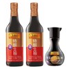 LEE KUM KEE - PREMIUM SOY SAUCE+ DOUBLE DELUXE SOY SAUCE - 500MLX2 + 150ML