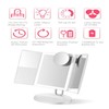 渲美 - 英國品牌 TouchBeauty 帶燈及放大功能 3折摺疊座枱化妝鏡 - PC