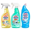 KAO MAGICLEAN - KITCHEN AND BATHROOM CLEANER TRIGGER SET WITH TOILET CLEANER-OCEAN - 500MLX2+650ML