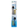 SYSTEMA - SONIC X SUPERTHIN WIDE SPIRAL BLACK SONIC TOOTHBRUSH REFILL + BATTERY 2PCS-2PC - PCX2