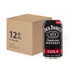JACK DANIEL'S - WHISKEY & COLA (CANS) -CASE OFFER - 330MLX12