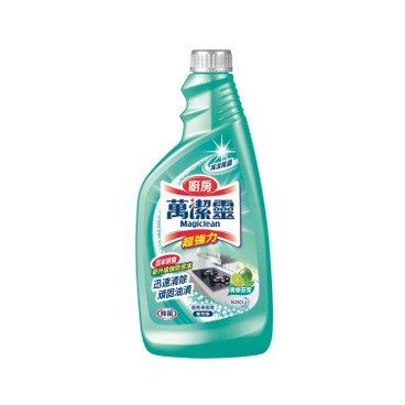 花王 萬潔靈 - 廚房清潔劑(補充裝)-青檸芬芳 - 500ML