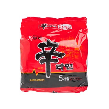 農心 (平行進口) - 辛辣麵 [韓國製造] - 120GX5