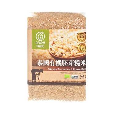 O'FARM - ORGANIC GERMINATED BROWN RICE - 1KG