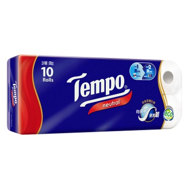TEMPO - BATHROOM TISSUE 3 PLY-NEUTRAL - 10'S