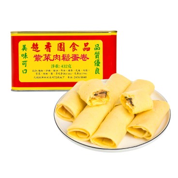 CHIU HEUNG YUEN - SEAWEED AND DRIED MEAT FLOSS ROLLS - 432G