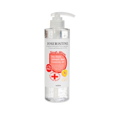JOSERISTINE BY CHOI FUNG HONG - NON-RINSE ANTISEPTIC HAND CLEASING GEL-PEACH CITRUS - 500ML
