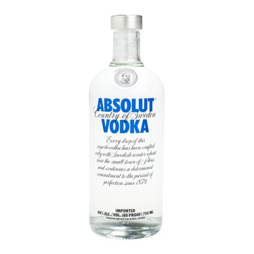 ABSOLUT - 伏特加-原味 - 75CL