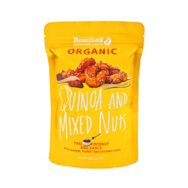 BEANBAG - QUINOA AND MIXED NUTS WITH THAI COCONUT BBQ SAUCE - 100G