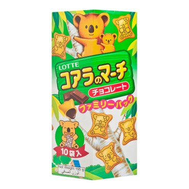 LOTTE - KOALA'S MARCH-CHOCOLATE (FAMILY PACK) (RANDOM PACKAGE) - 195G