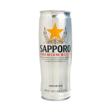SAPPORO 七寶札幌 - 啤酒 (巨罐裝) - 650ML