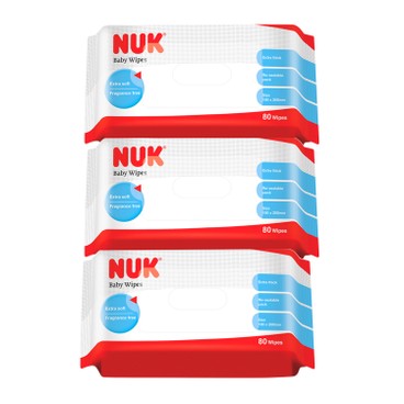 NUK - 濕紙巾 - 80'SX3