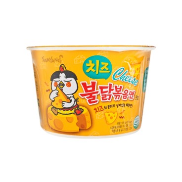 SAMYANG - BIG BOWL NOODLE-HOT CHICKEN CHEESE STIR RAMEN - 105G