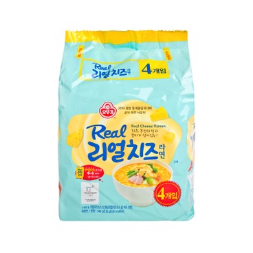 OTTOGI (PARALLEL IMPORT) - REAL CHEESE RAMEN (MADE IN KOREA) - 135GX4