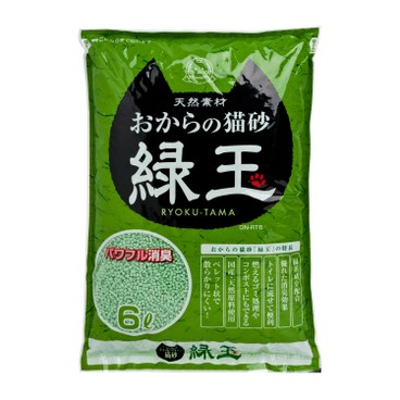 HITACHI 豆腐貓砂 - 綠玉綠茶 6L