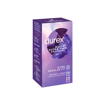 DUREX - ELITE ULTRA THIN CONDOM - 15'S