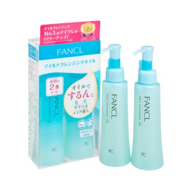 FANCL(PARALLEL IMPORT) - MILD CLEANSING OIL (TWIN PACK) - 120MLX2