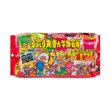 金必氏 - 愉快動物餅-什錦優惠裝 - 144G