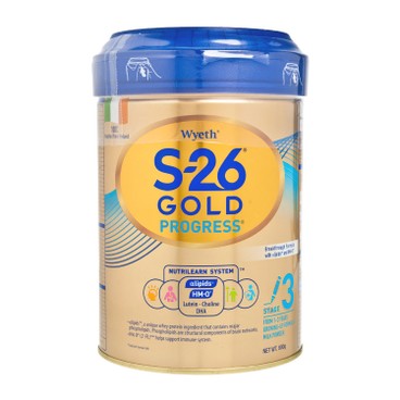 惠氏 - S-26® GOLD 3號 - 900G