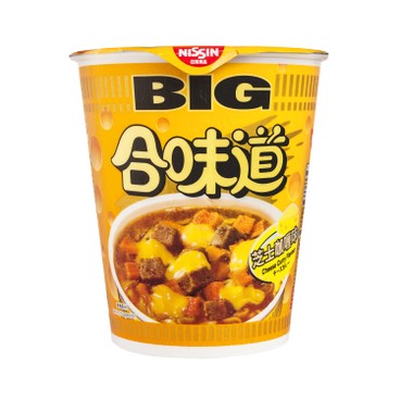 NISSIN - BIG CUP NOODLE-CHEESE CURRY FLAVOR - 113G