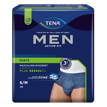 TENA - MEN PANTS PLUS MEDIUM - 9'S