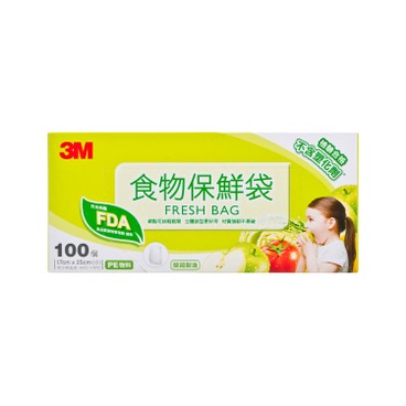 3M - 食物保鮮袋-細袋 - 100'S