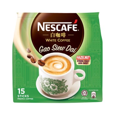 NESCAFÉ - SINGAPORE STYLE WHITE COFFEE -HAZELNUT FLAVOUR - 33GX15