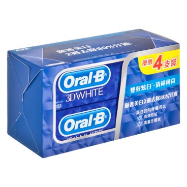 ORAL-B - TP 3DW LIME MINT - 120GX4