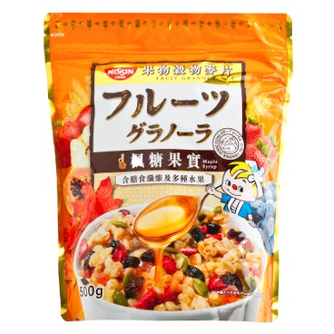 NISSIN - GRANOLA-MAPLE SYRUP - 500G