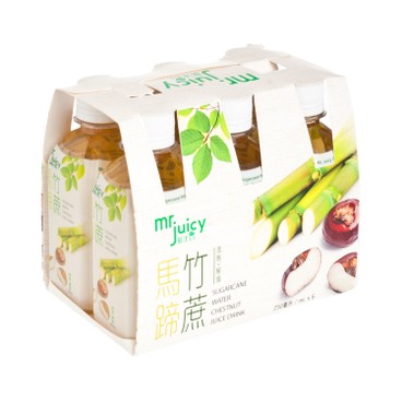 MR. JUICY - SUGARCANE WATER CHESTNUT JUICE DRINK - 250MLX6