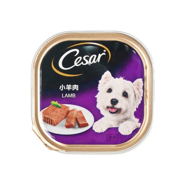 CESAR - DOG CAN FOOD-LAMB - 100G