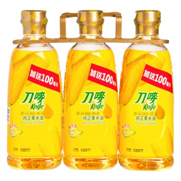 刀嘜 - 純正粟米油 (增量裝) - 1LX3