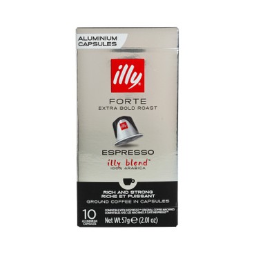 ILLY - 咖啡膠囊-強烈濃縮咖啡 - 10'S