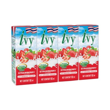 IVY - 優質乳酪飲品-草莓 - 180MLX4