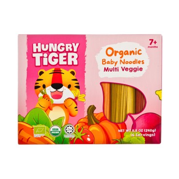 HUNGRY TIGER - 有機多種蔬菜嬰兒麵 - 240G