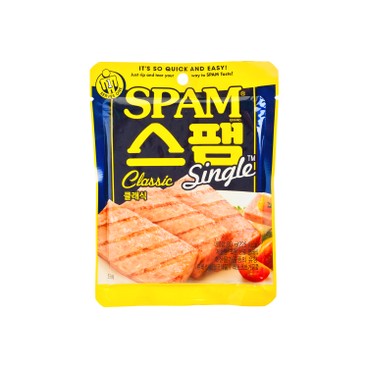 SPAM - CLASSIC LUNCH MEAT (SINGLE POUCH) - 80G
