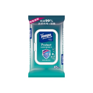 TEMPO - 抗菌倍護濕紙巾 - 45'S