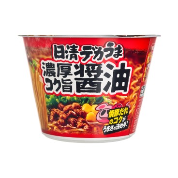 NISSIN - BIG CUP NOODLE-DEKAUMA SHOYU RAMEN - 116G