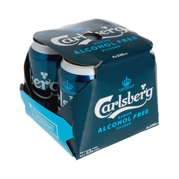 CARLSBERG嘉士伯 - 無酒精啤酒 (罐裝) - 330MLX4