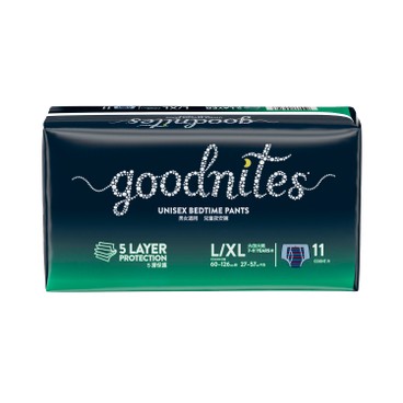HUGGIES - GOODNITES L/ XL - 11'S
